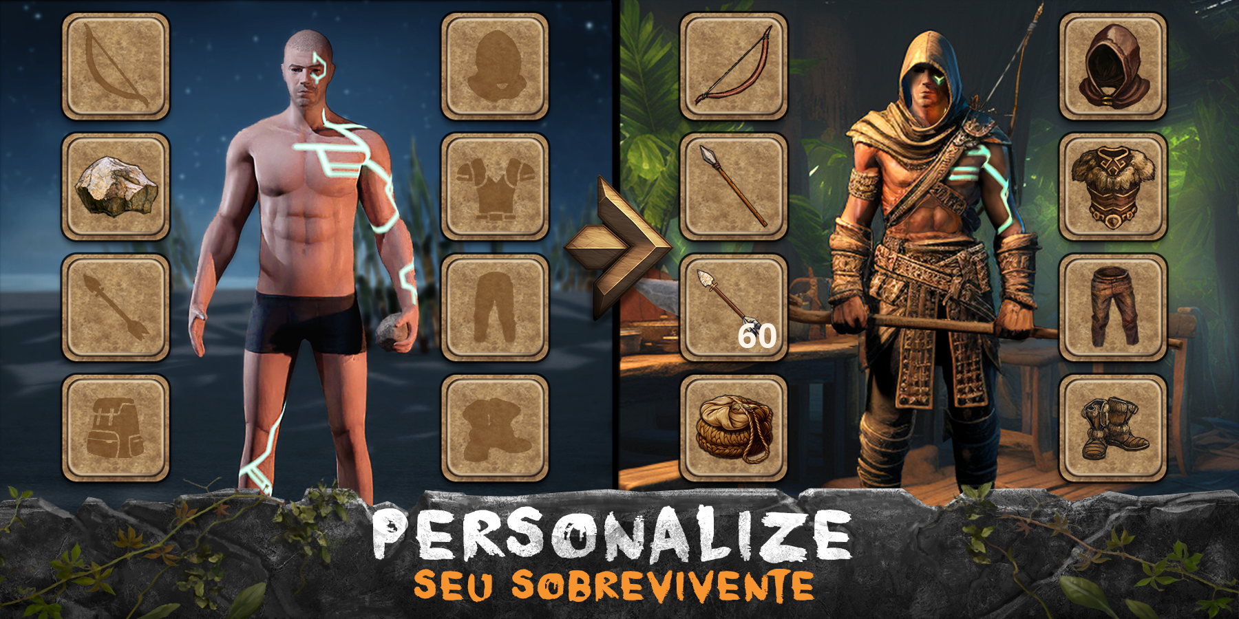 Captura de Tela do Jogo Survival Island: Survivor EVO
