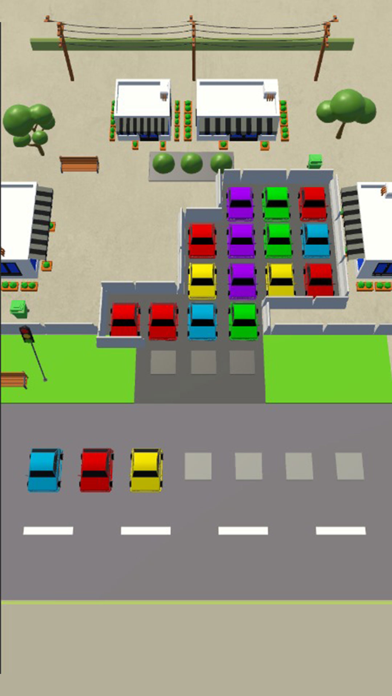 Captura de Tela do Jogo Car Parking Puzzle: Sort Cars