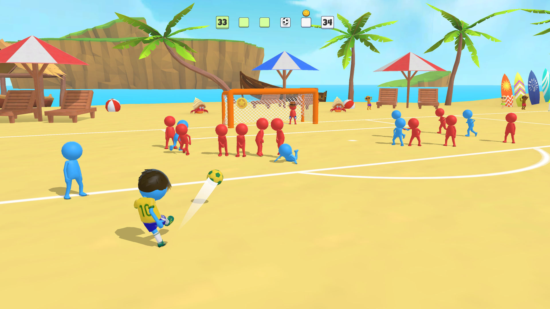 Super Goal: Fun Soccer Game Game Screenshot