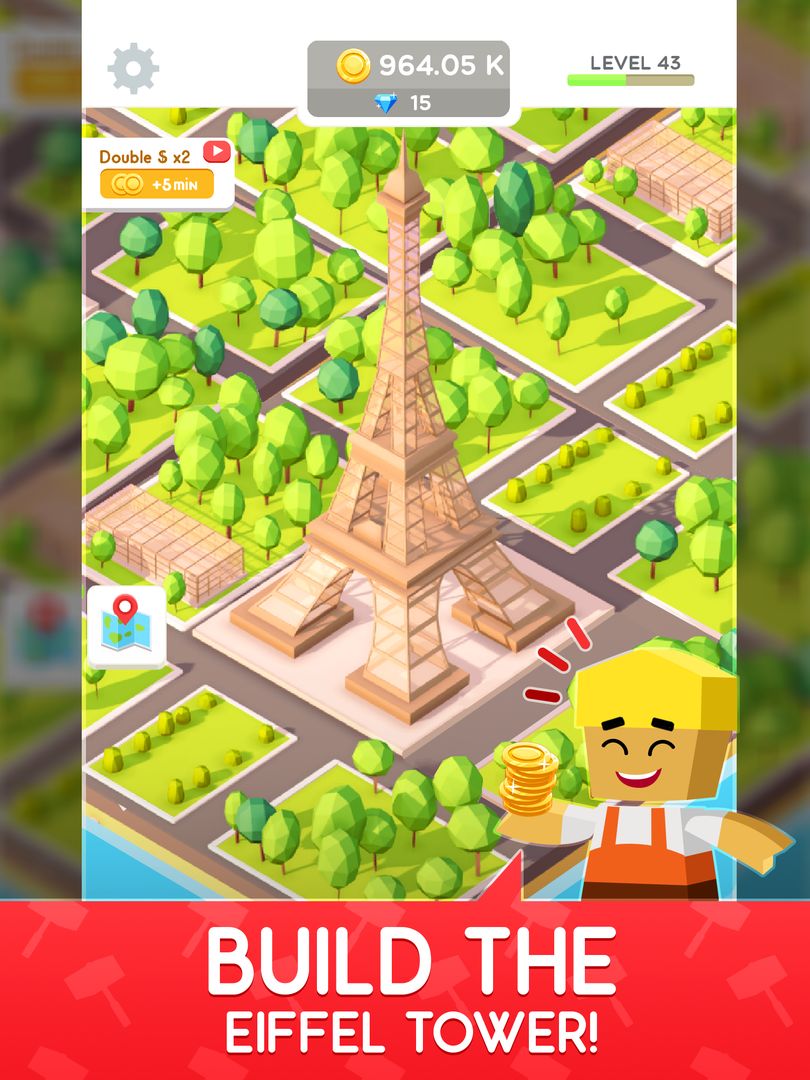Screenshot of Idle Landmark - Builder Game