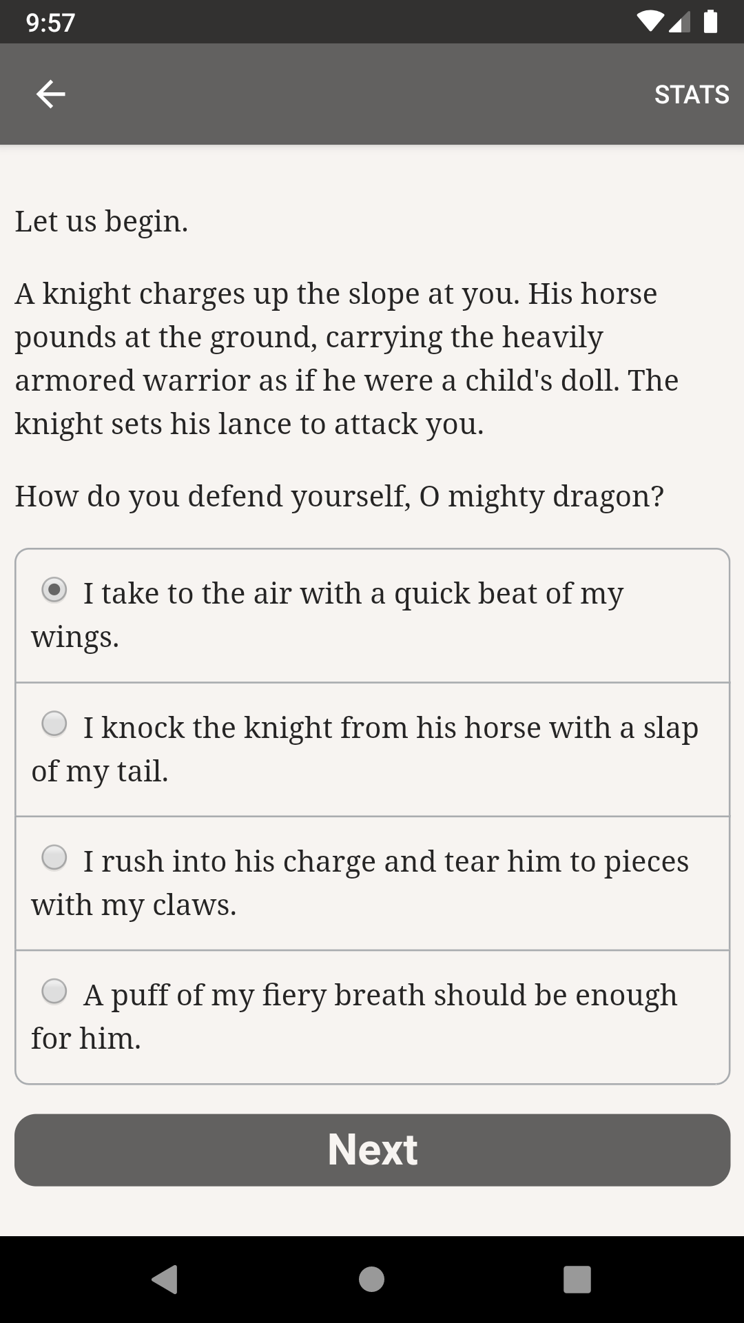 Cuplikan Layar Game Choice of Games