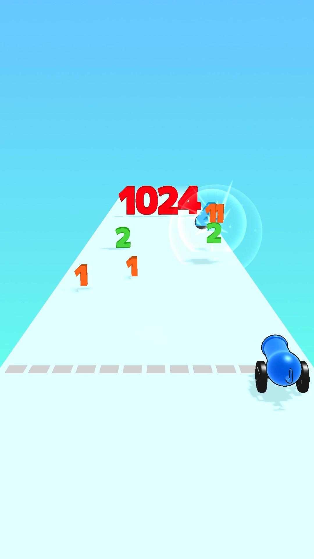 Cannon 2048 Game Screenshot