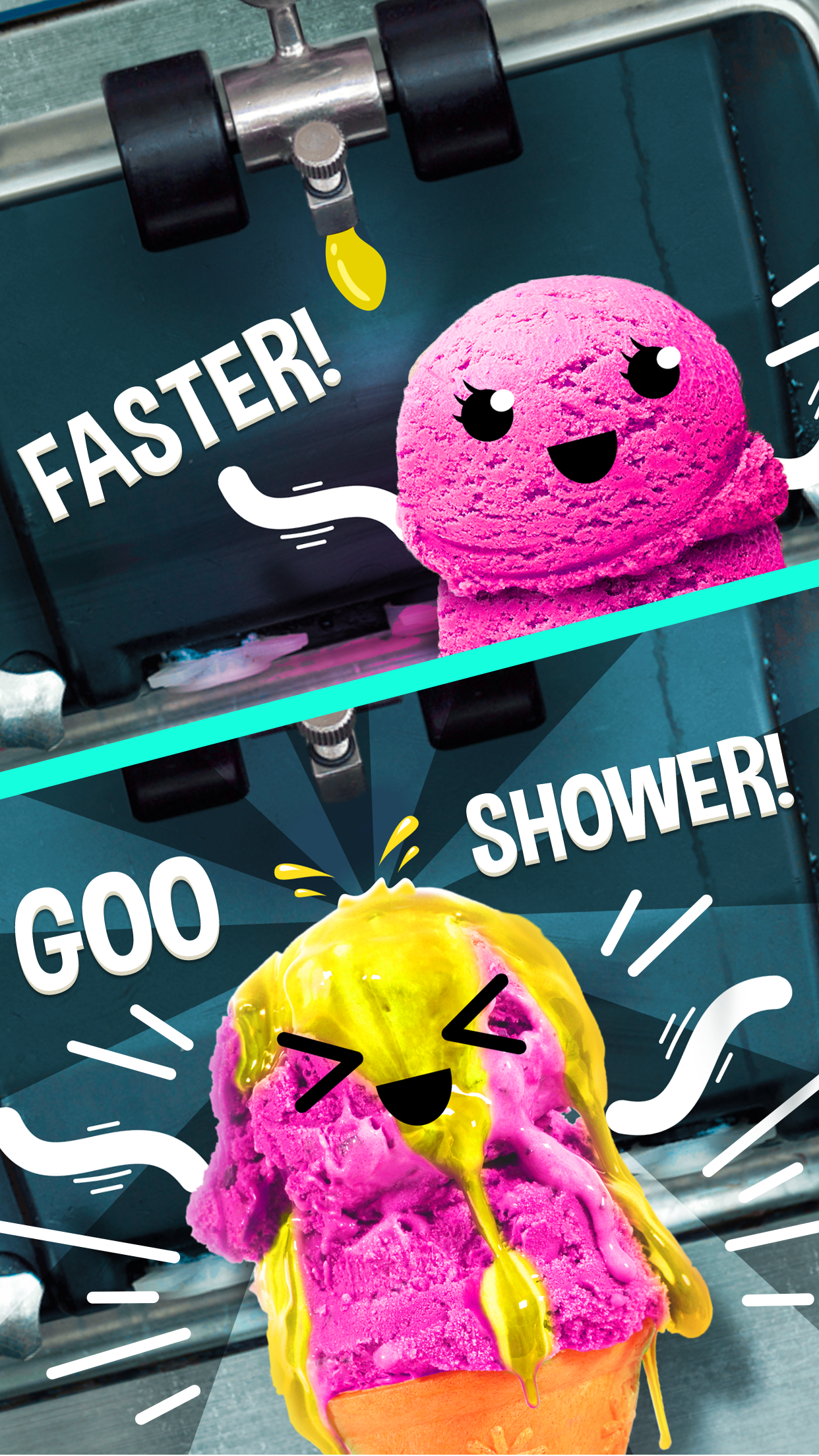 Secret Life of Food -  Funny and Cute Minigames ゲームのスクリーンショット