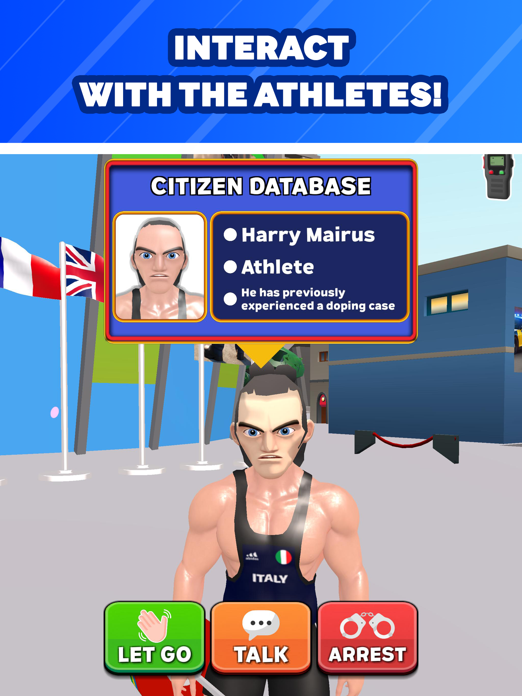 Sport Defender - Police Game Game Screenshot