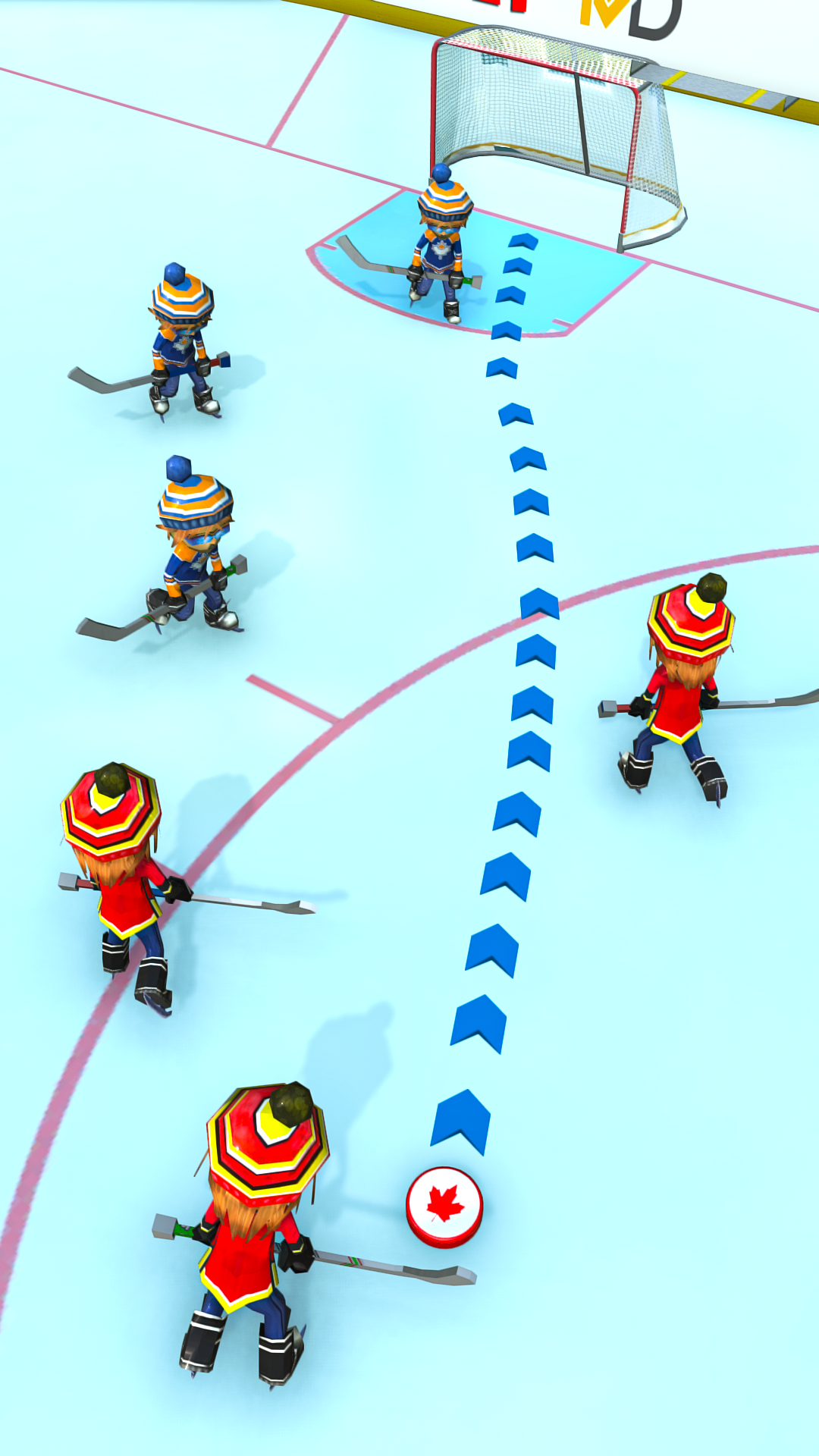 Cuplikan Layar Game All Stars- Ice Hockey Master