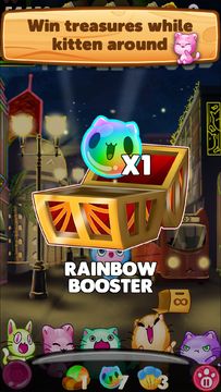 Kitty Pawp Bubble Shooter Game Screenshot