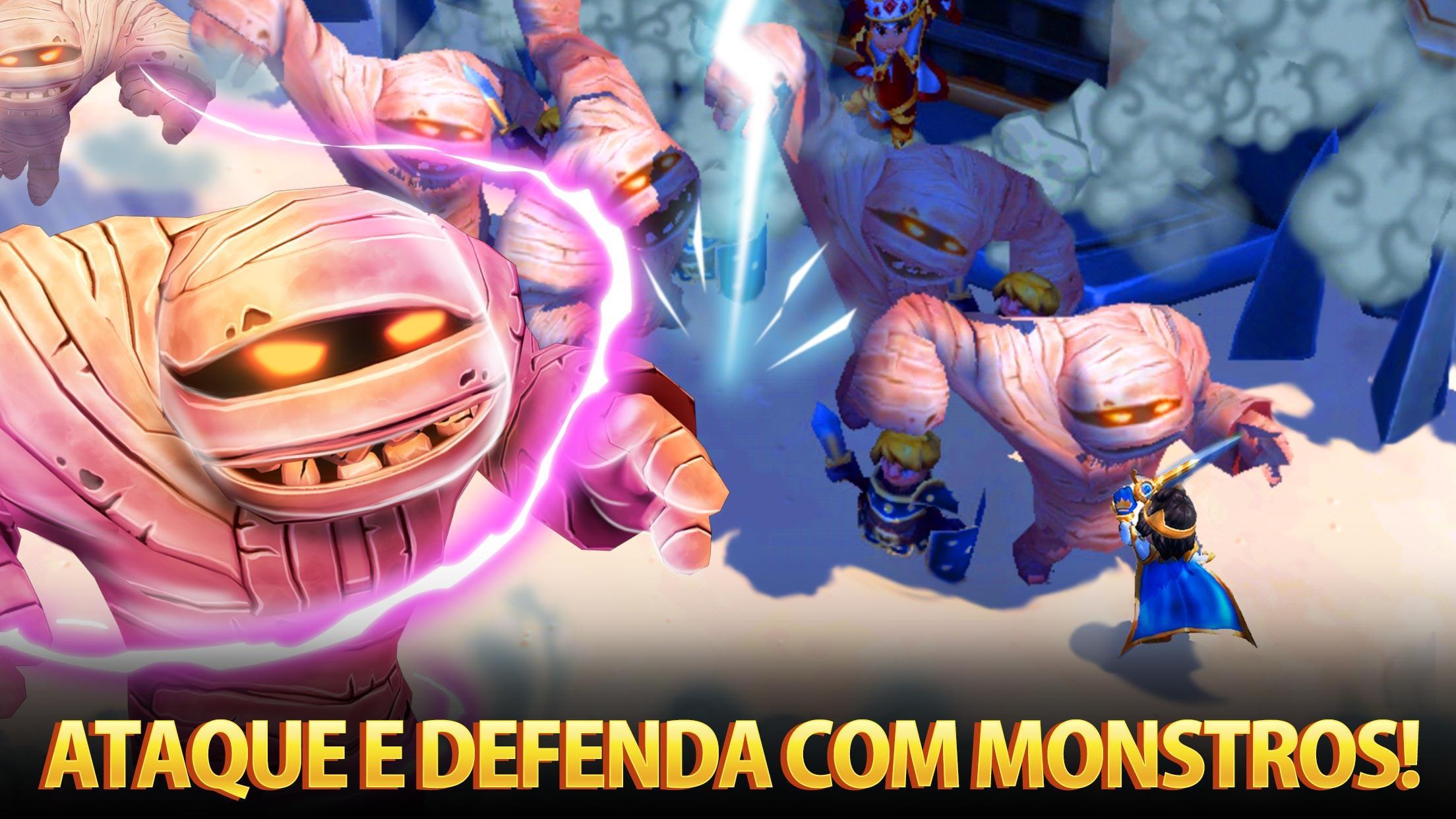 Captura de Tela do Jogo Royal Revolt 2: Tower Defense