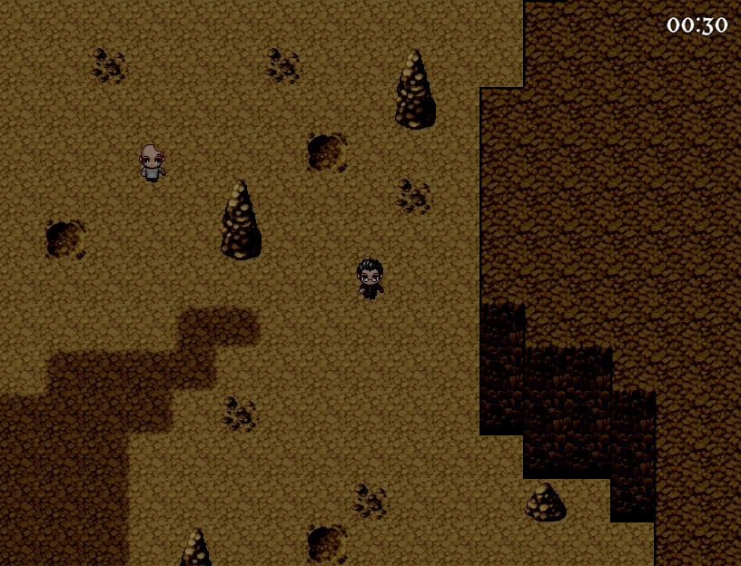 Lukewarm Massacre: The killer who may or may not be a moron. Game Screenshot