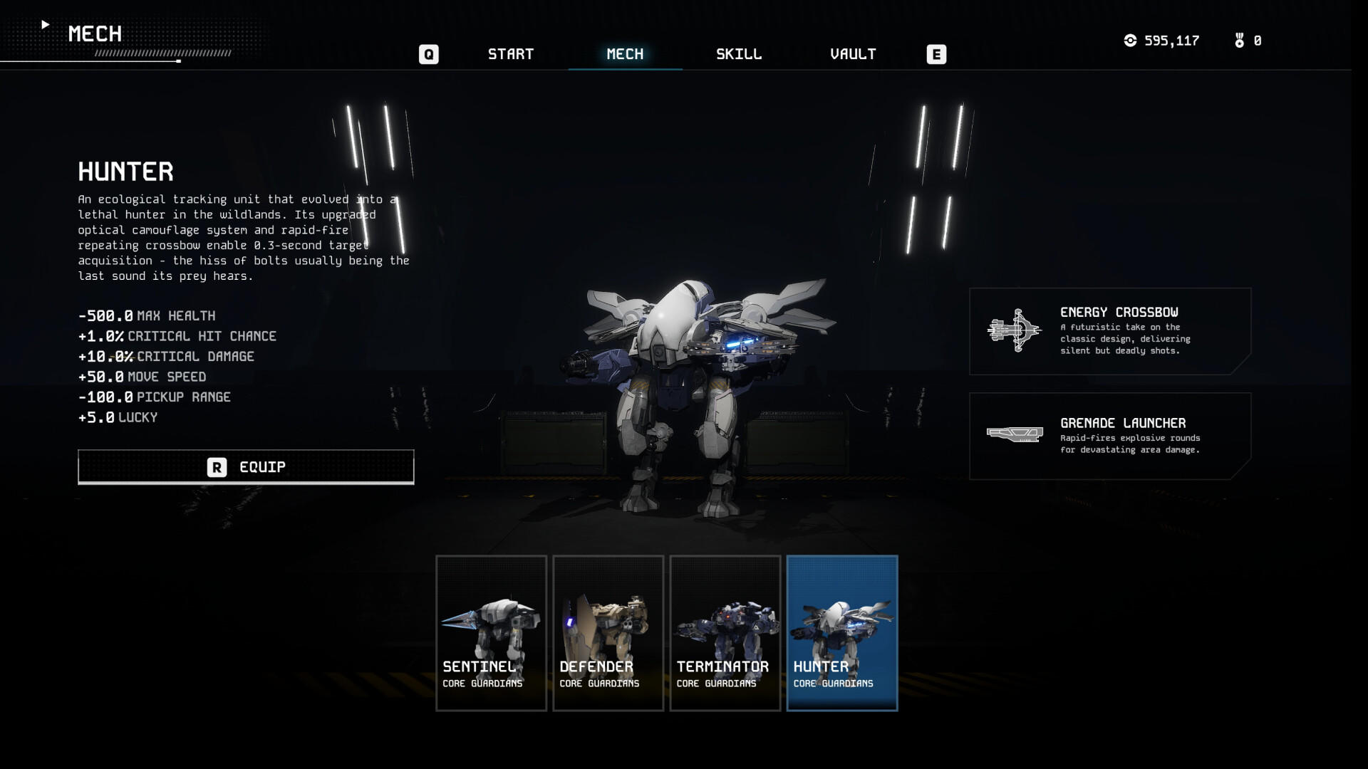 Iron Core: Mech Survivor Game Screenshot