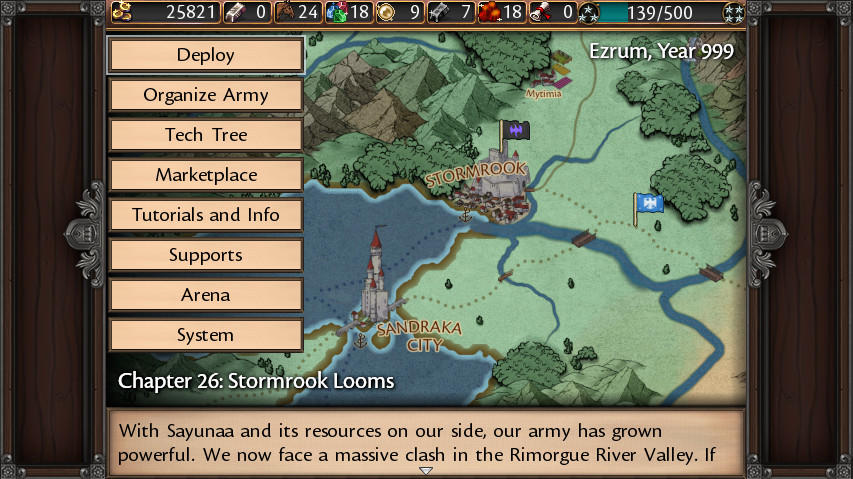 Screenshot of Symphony of War: The Nephilim Saga