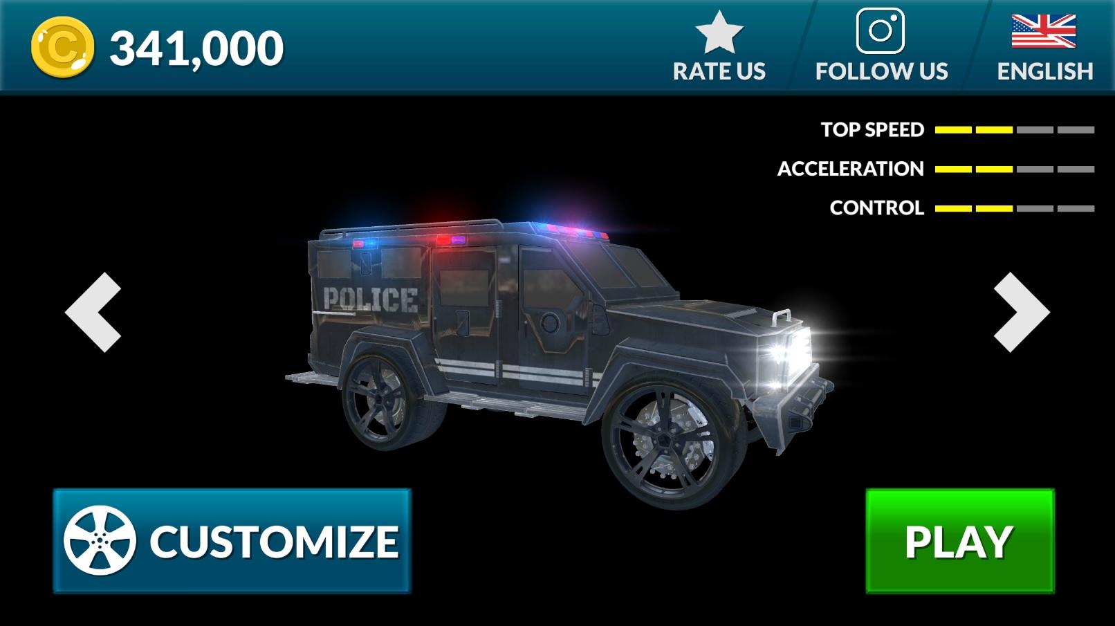 装甲警察トラックドライブ：カーゲームのキャプチャ