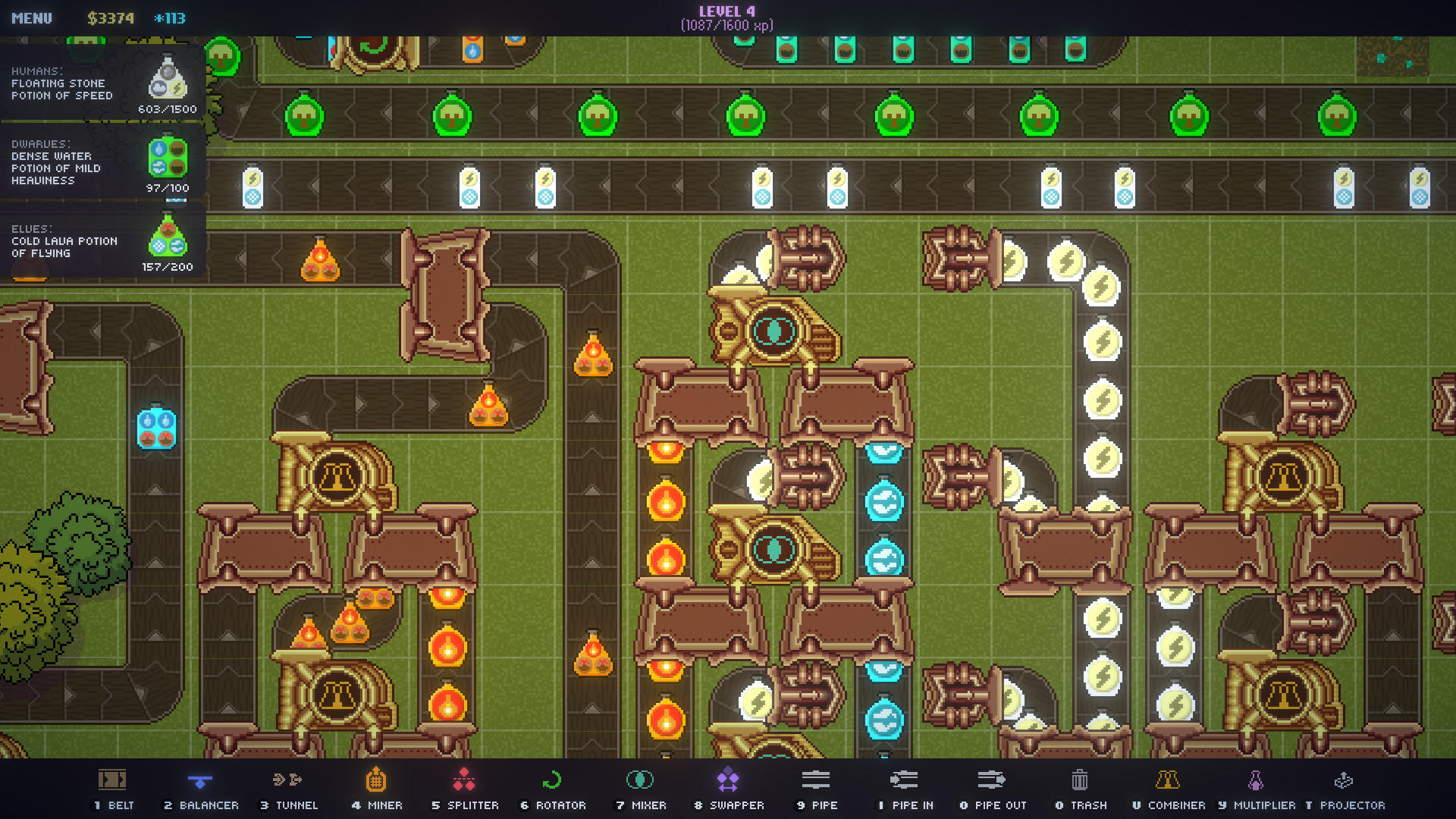 Screenshot of Potion Pipeline