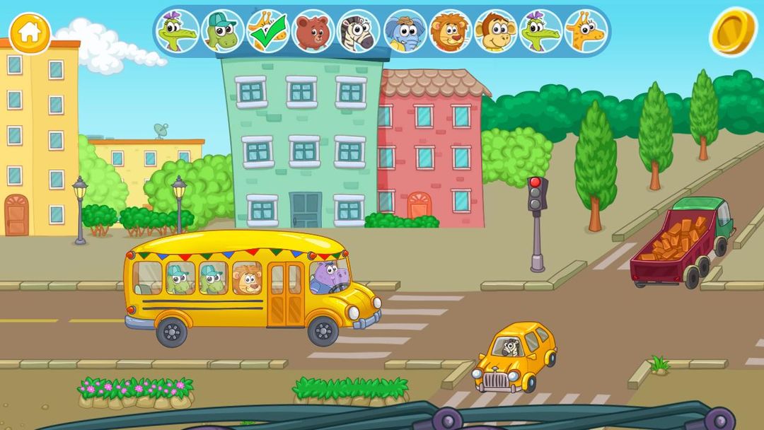 어린이 버스 게임 스크린 샷