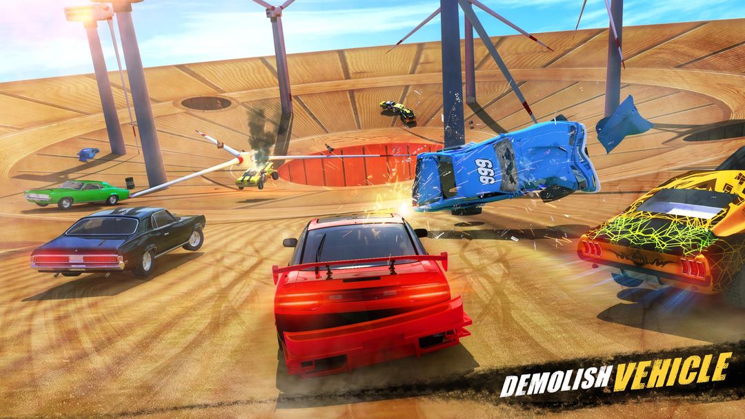 Screenshot of Whirlpool Car Demolition Derby: Car Crash
