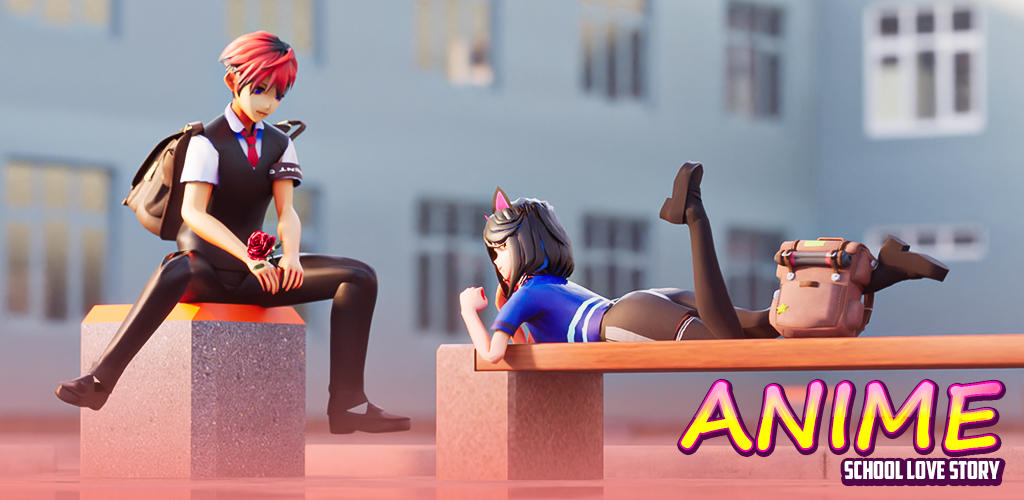 Download do APK de Jogos de anime da vida escolar para Android