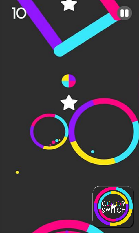 Скриншот игры Color Switch