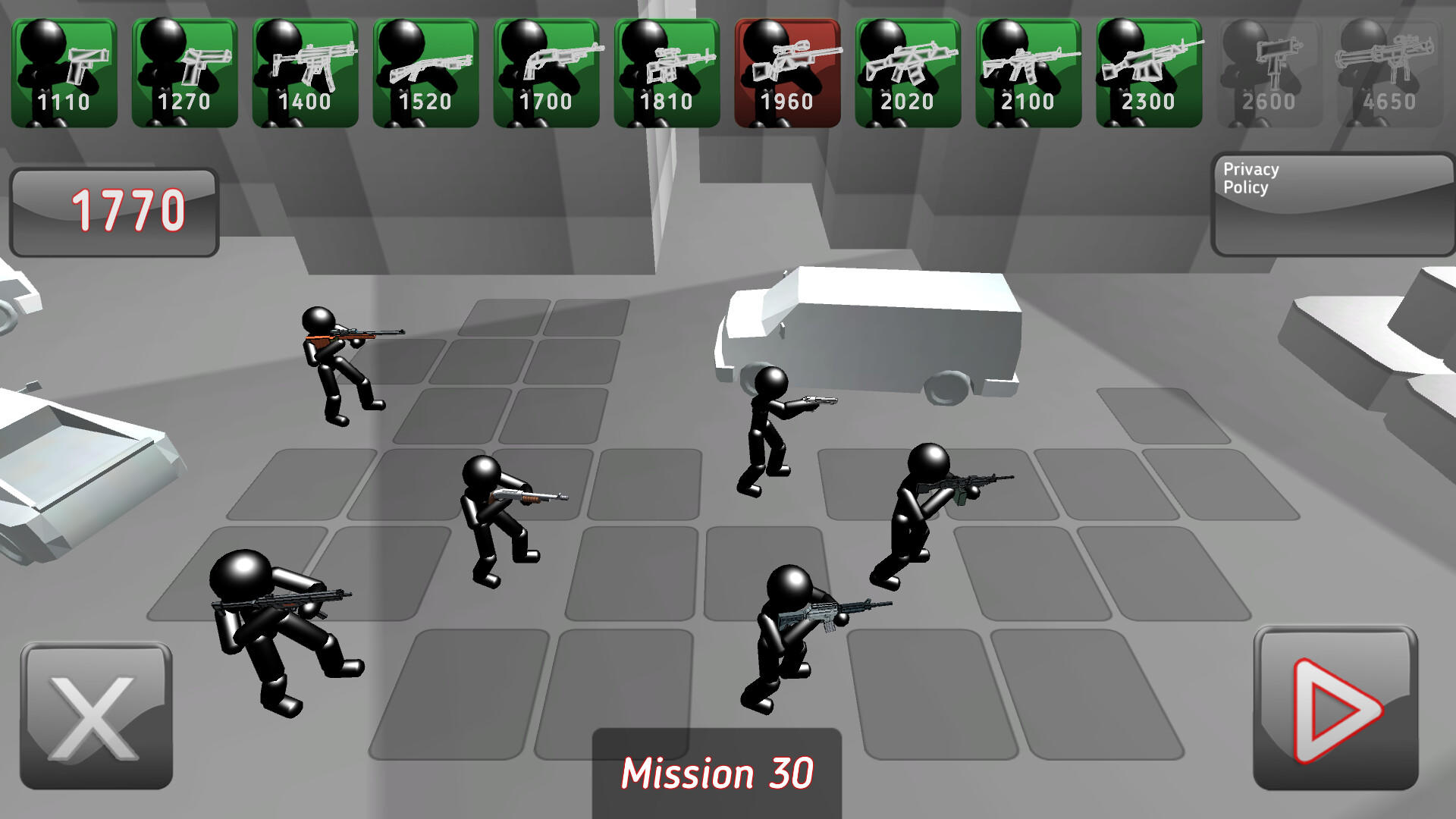 Screenshot 1 of Simulator Pertempuran: Kontra Stickman 