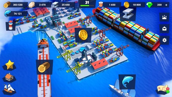 Sea Port: 航運大亨策略遊戲 遊戲截圖