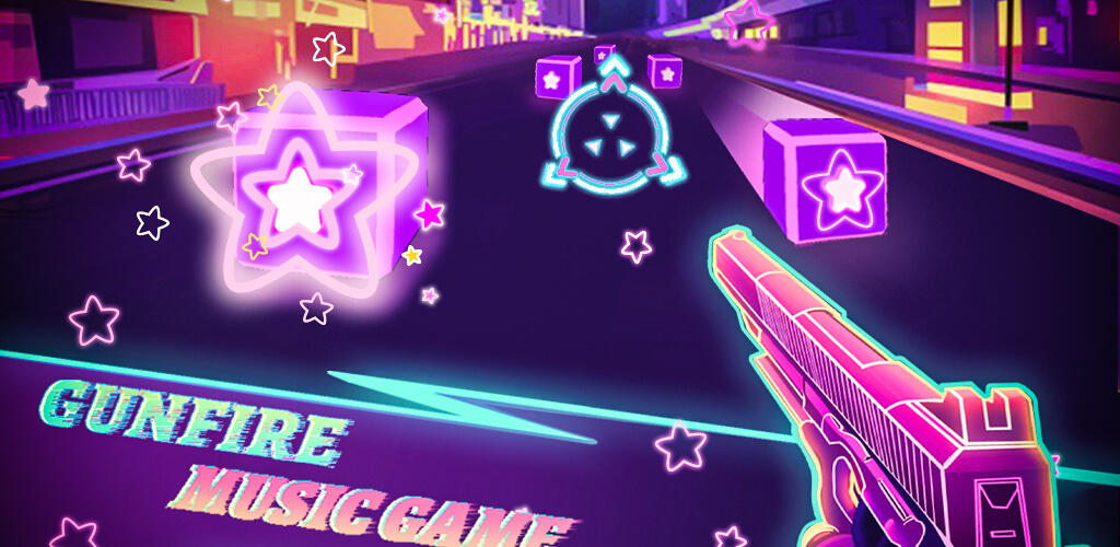 Banner of Cyber Shooter Edm Music Game 