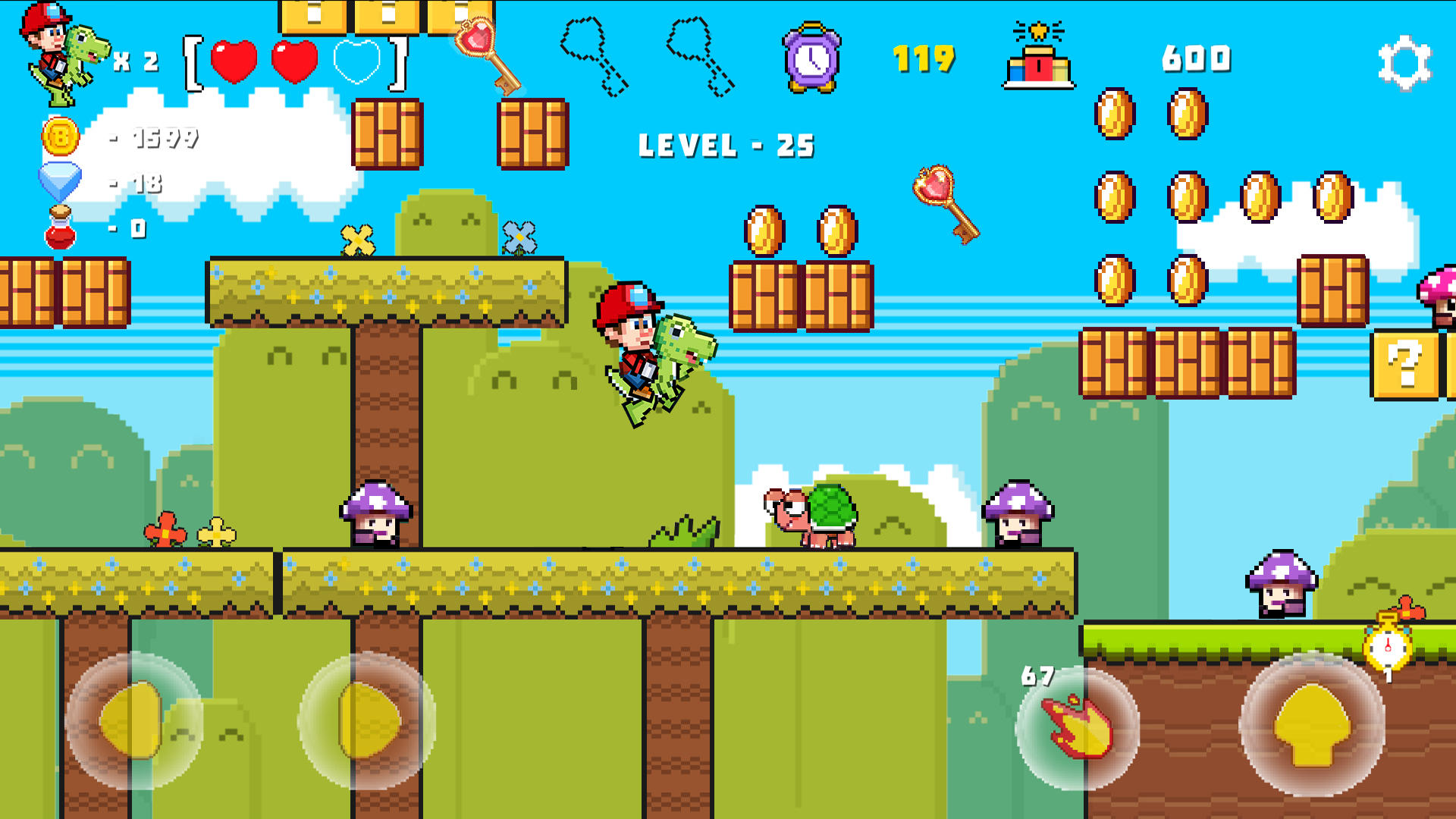 Screenshot of Super Jump Bros 1985 : Classic