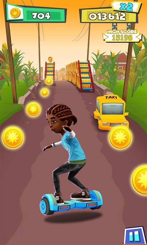 Hoverboard Rush Game Screenshot