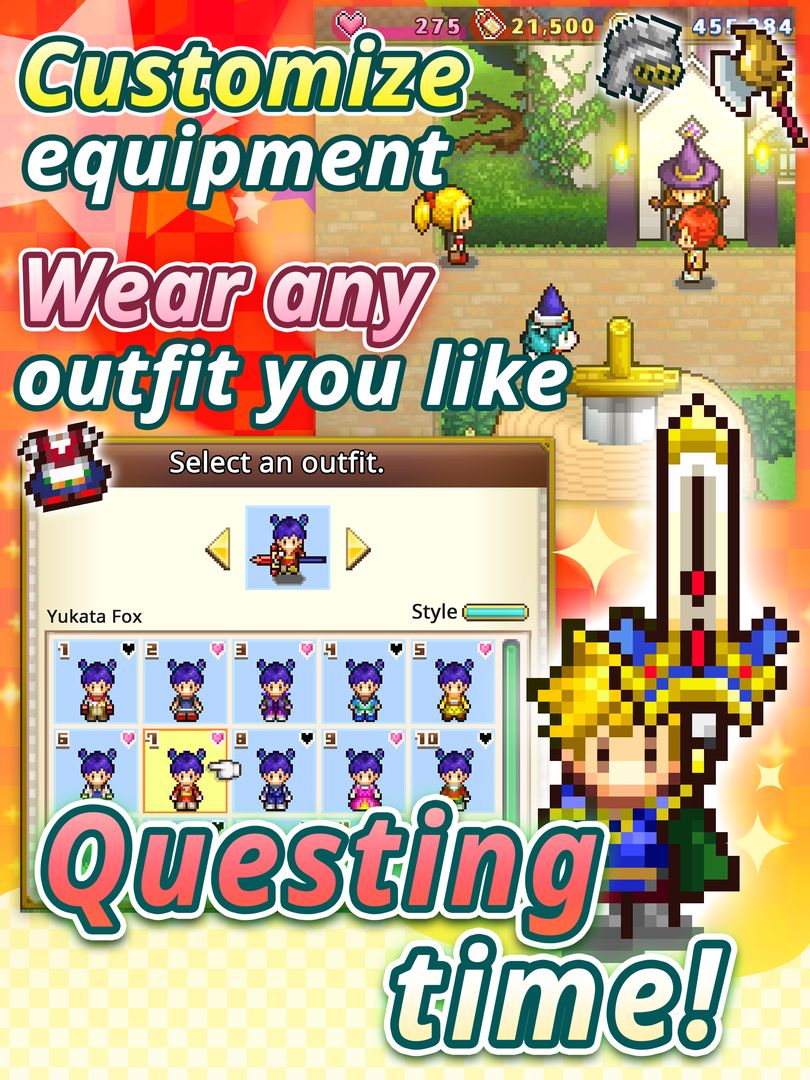 Quest Town Saga ภาพหน้าจอเกม