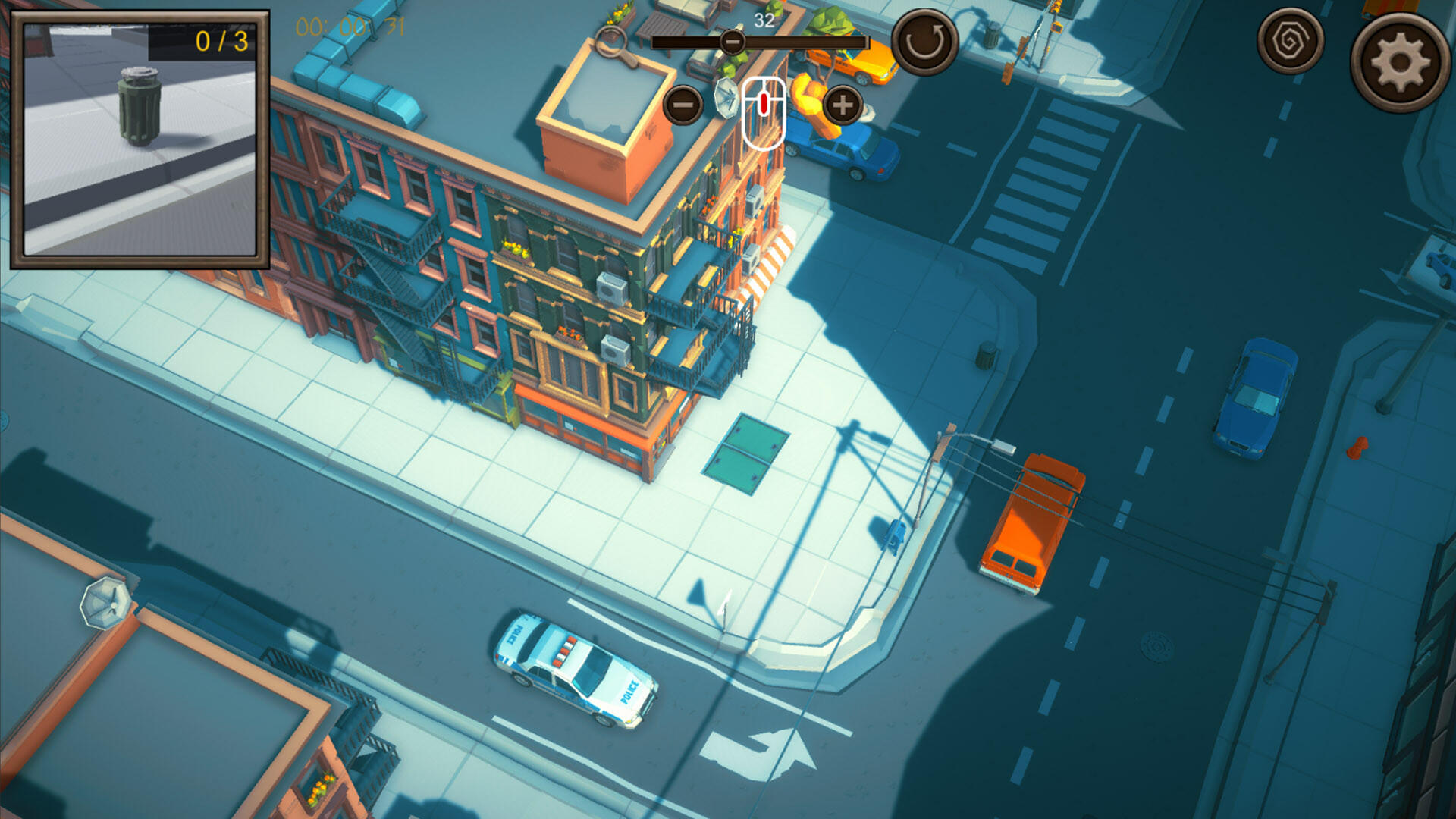 Screenshot of Hidden City Top-Down 3D