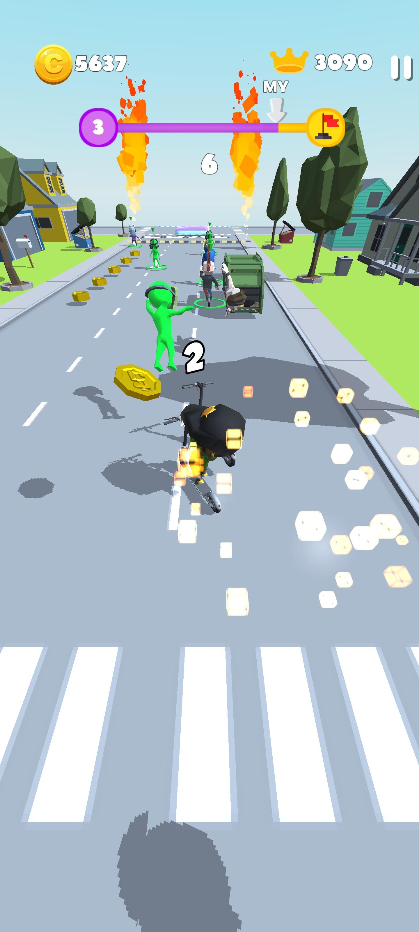 Idle Scooter Riders Game Screenshot