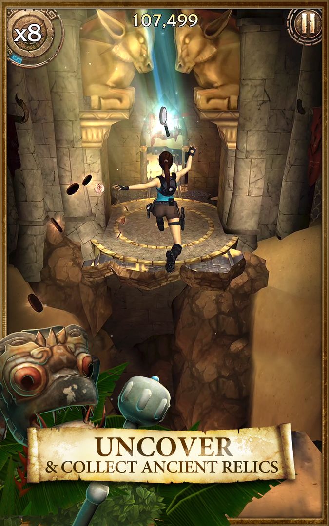 Lara Croft: Relic Run ภาพหน้าจอเกม