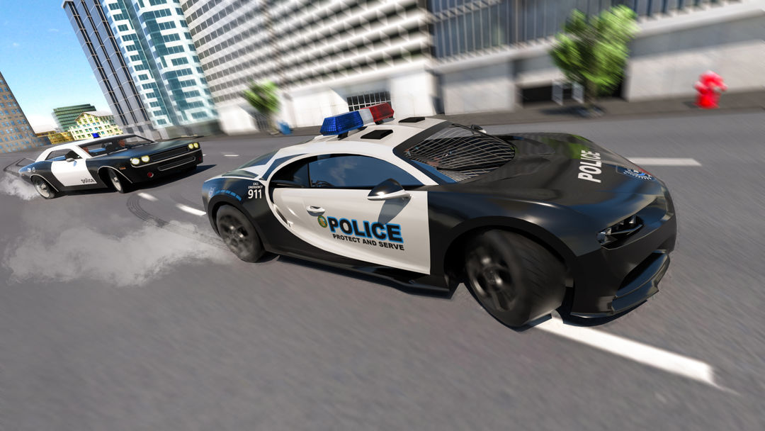 Police Car Drift Simulator screenshot game