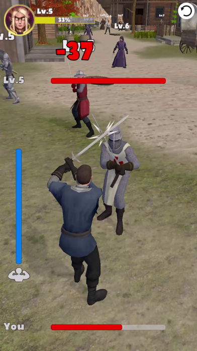 Sword Fighting 3D ゲームのスクリーンショット