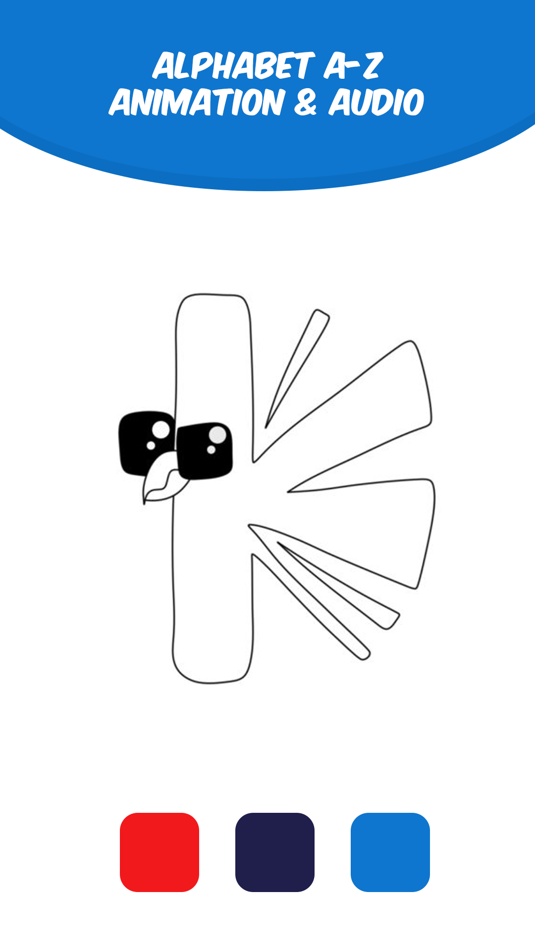 Coloring Alphabet ASMR Game Screenshot