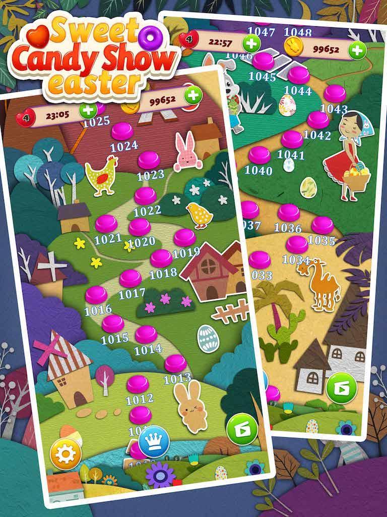 Candy Show - Sweet Easter Game Screenshot
