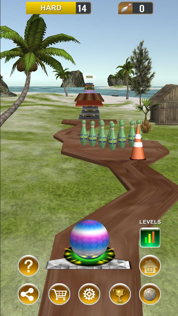 Screenshot of Endless Bowling Paradise - Unique Bowling Game