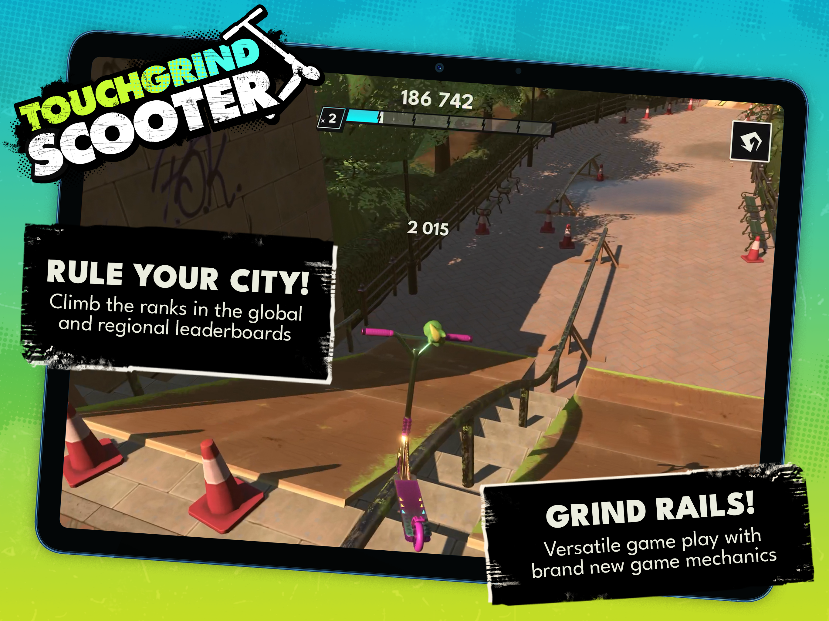 Touchgrind Scooter Game Screenshot