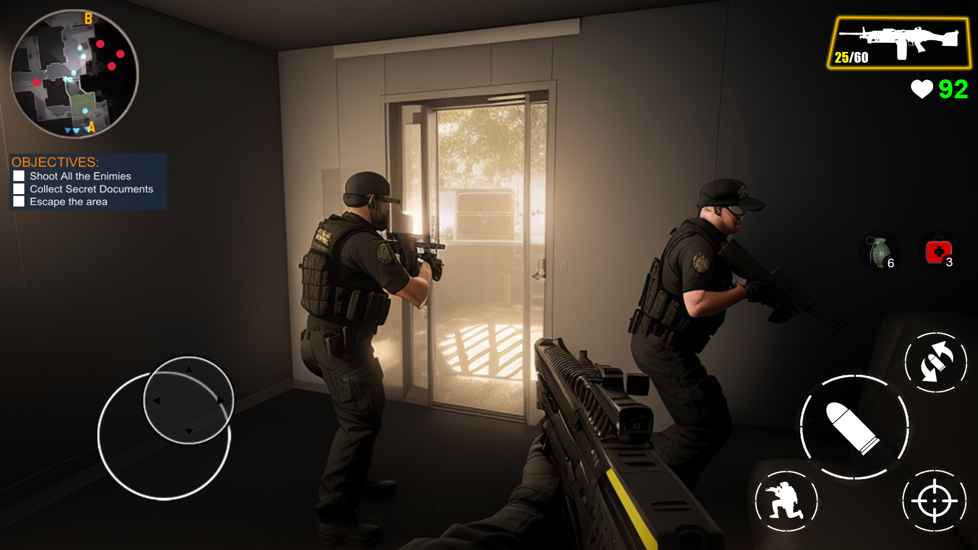 Screenshot 1 of Squadra d'élite di giochi SWAT offline 0.2