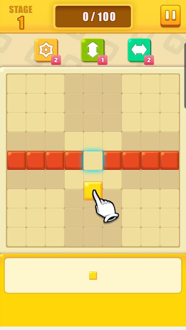 Screenshot of Block Cross Puzzle