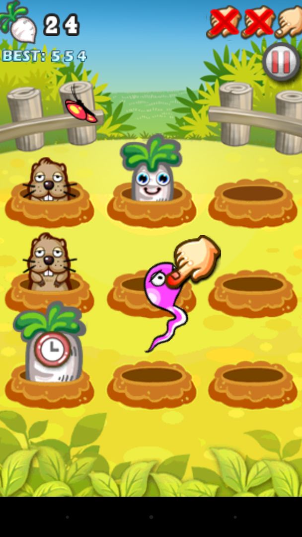 Daikon And Mole screenshot game
