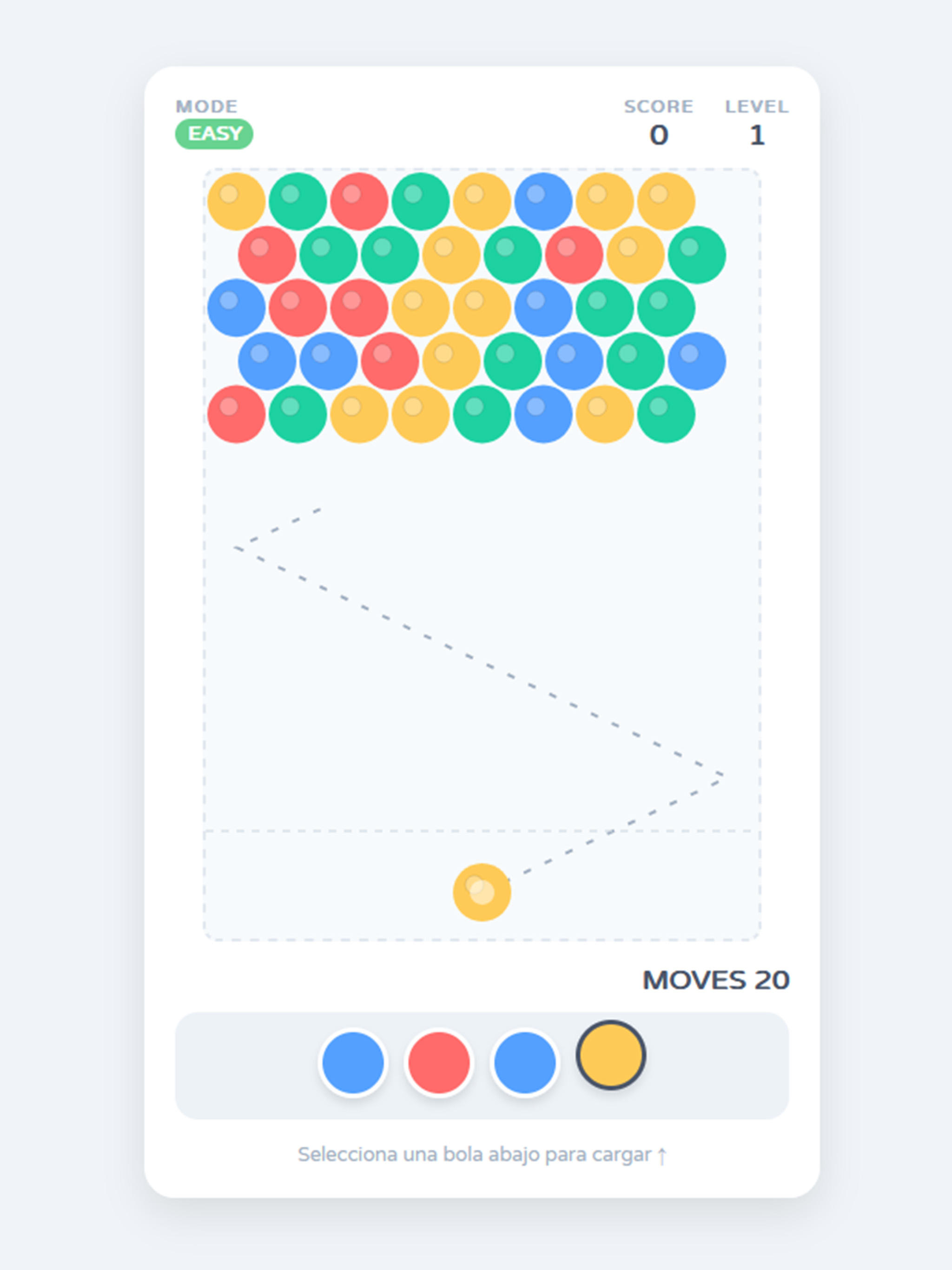 Bubble Color Mania Game Screenshot