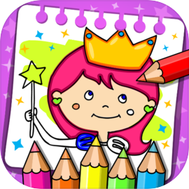 公主 - 著色書和遊戲