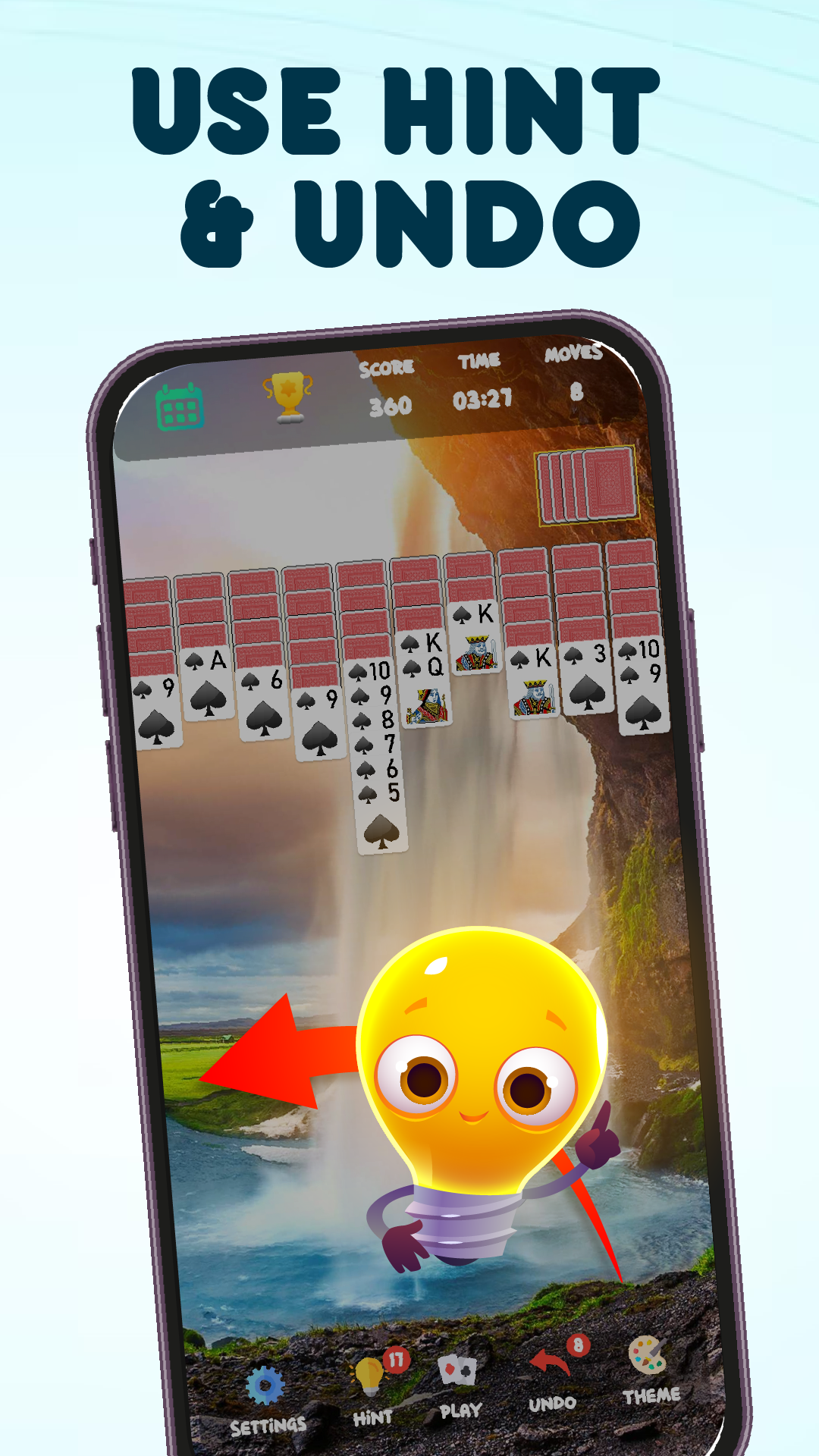 Spider Solitaire: Cards Game Game Screenshot