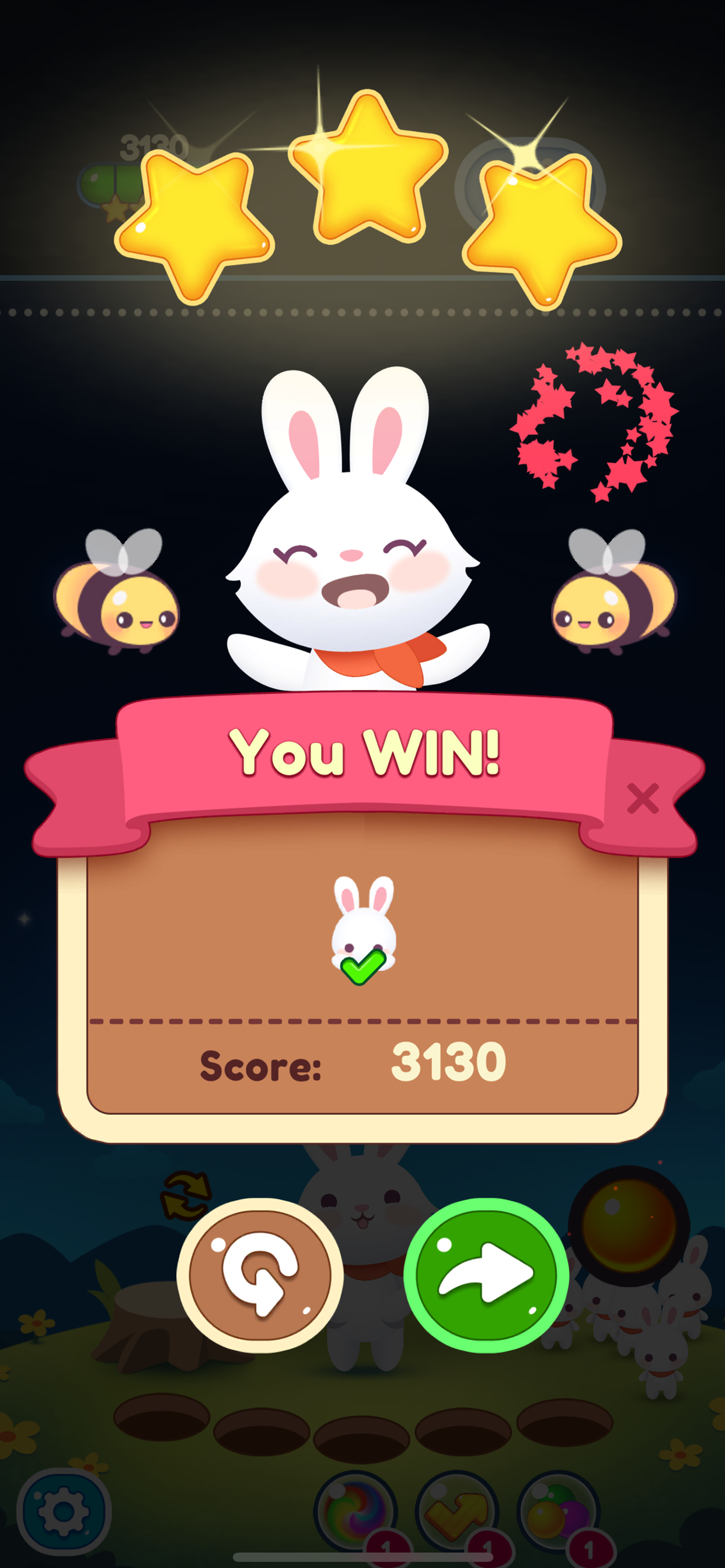 Bubble Bunny - Bubbles Shooter Game Screenshot