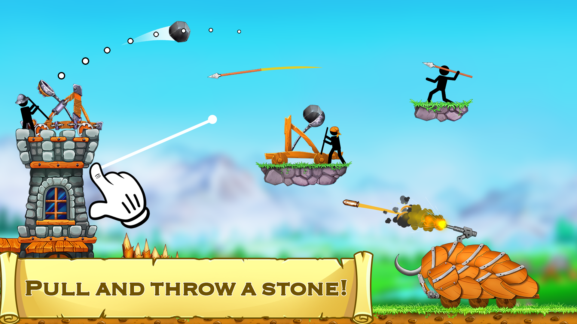 Скриншот игры The Catapult 2 : bone masters