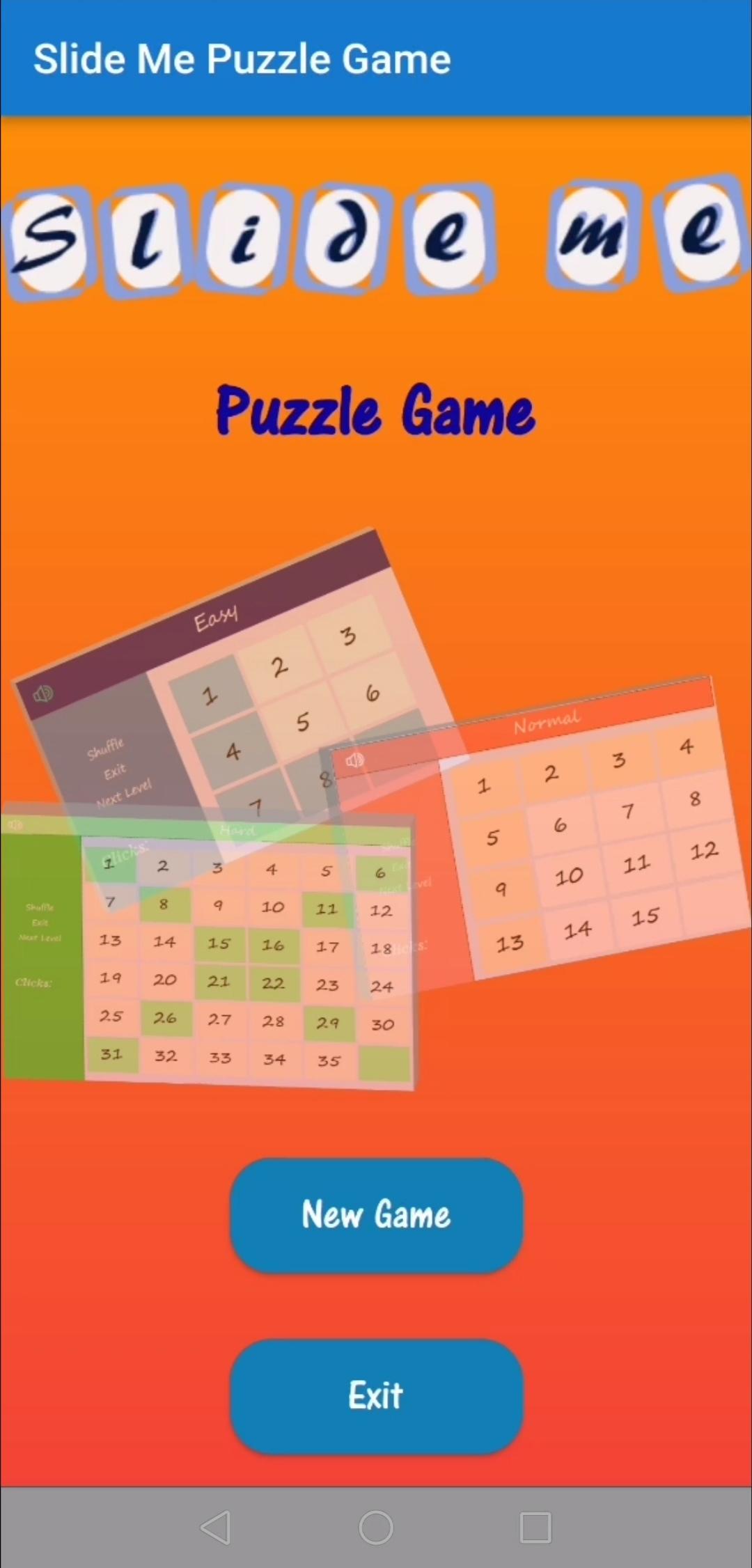 Slide Me Puzzle Game 게임 스크린샷