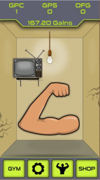 Biceps Clicker Game Screenshot