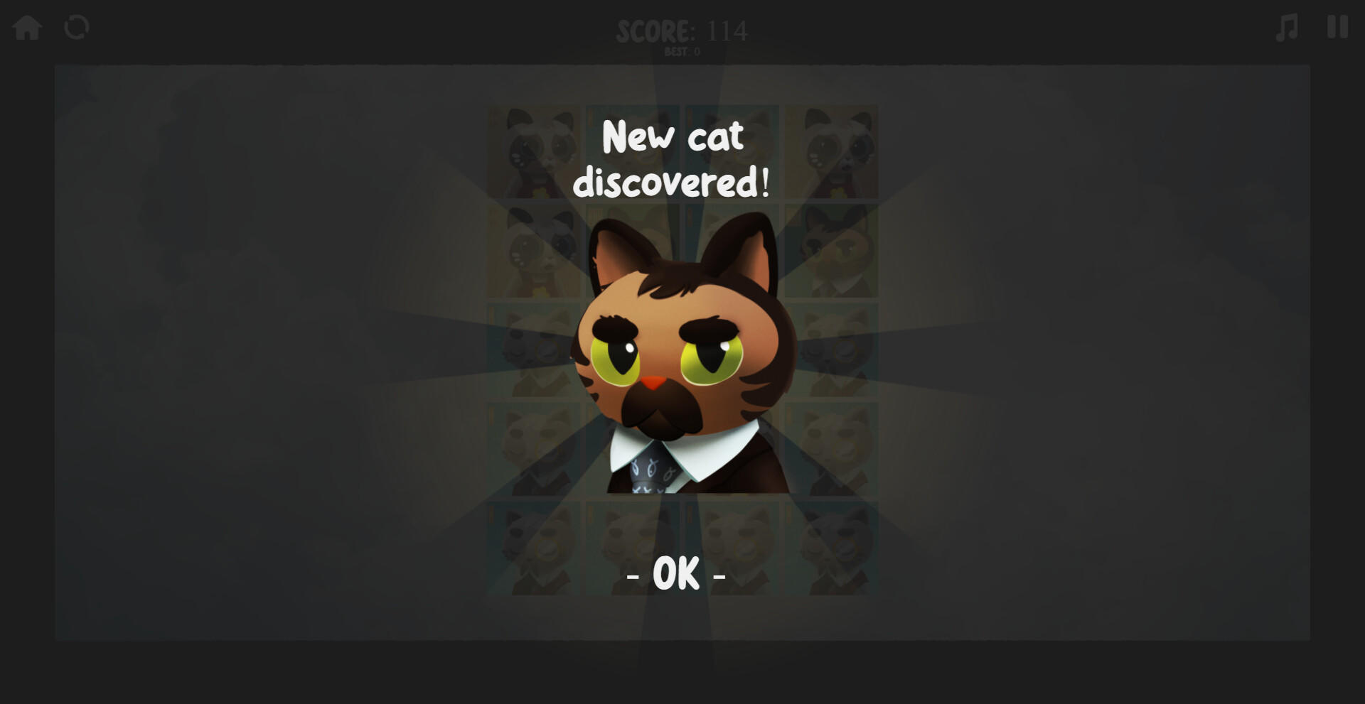 Cat Fusion Quest Game Screenshot