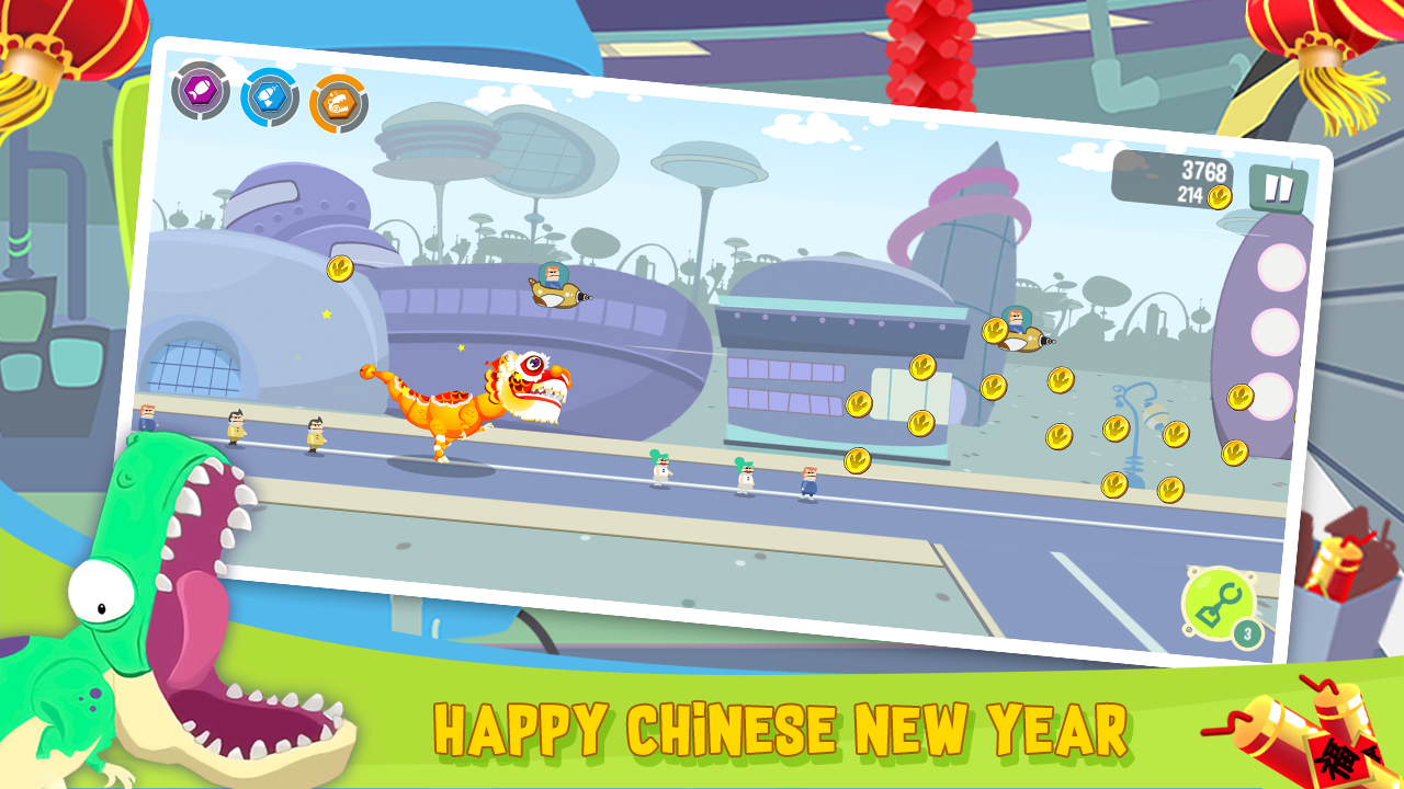 Unstoppable Rex Game Screenshot