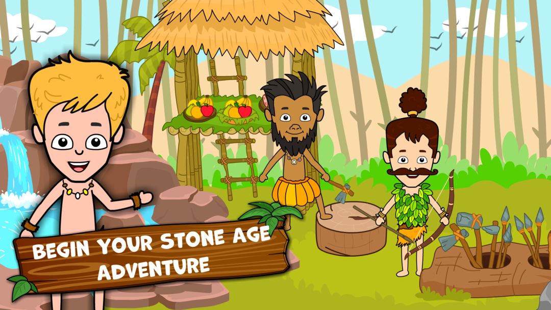 Screenshot of Caveman Games World for Kids