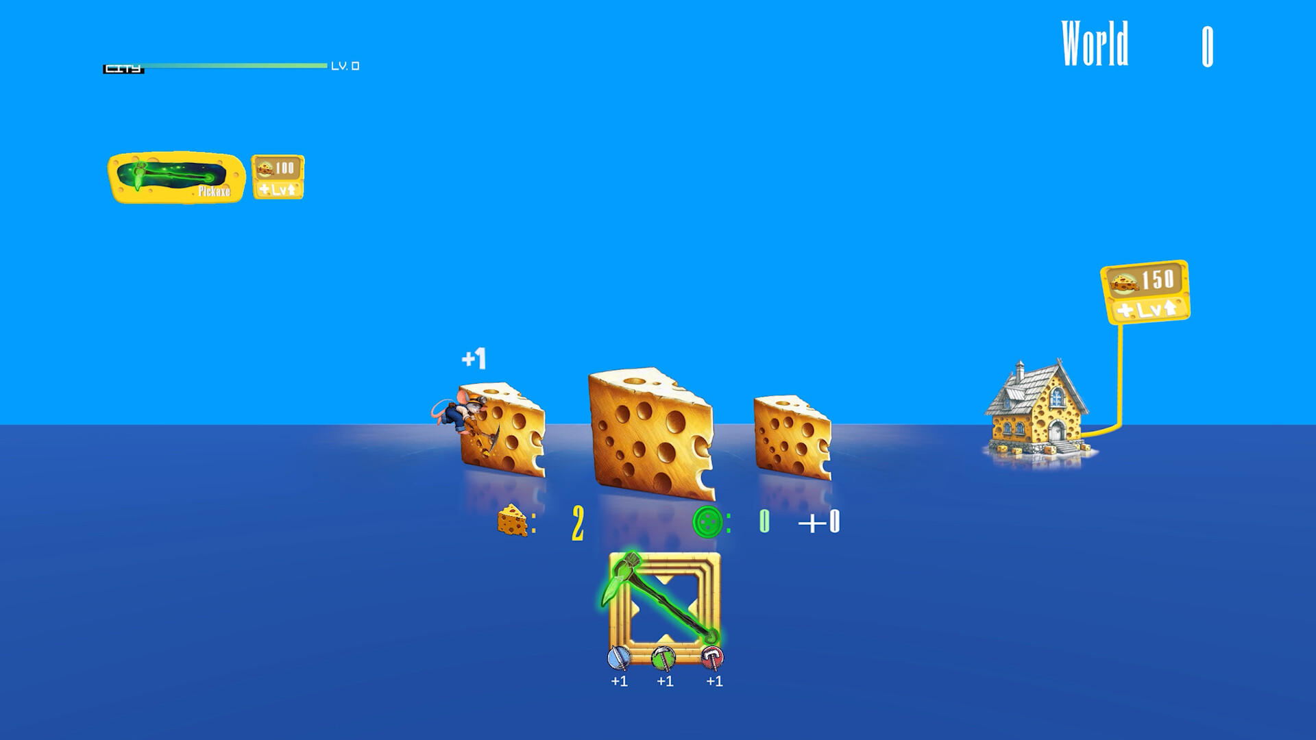 Cheese Co-op Clicker Simulator ภาพหน้าจอเกม