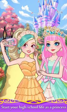Cuplikan Layar Game Princess High School Life